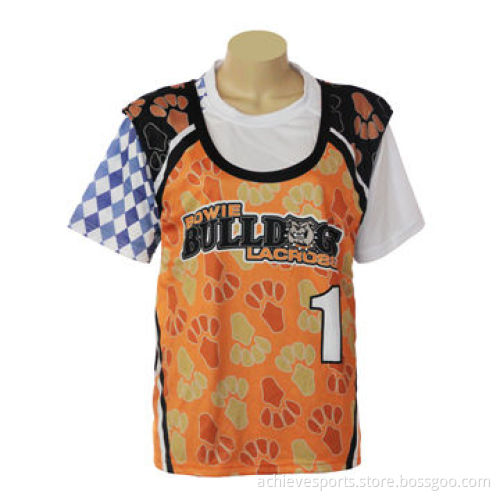 Custom Lacrosse Pinny Top, Sublimation Printed with Team Logos